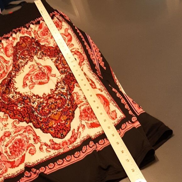 NWOT Christina Love Black Maxi Dress with Pink Floral Pattern - Picture 8 of 9